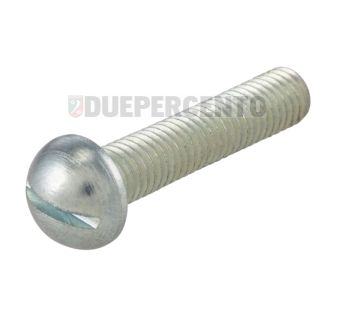Vite bauletto portaoggetti M5x25 mm, intaglio, testa rotonda, per Vespa 125 TS/ 160 GS 2°/ 180 SS/ 180-200 Rally