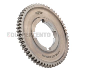 Ingranaggio 1a marcia z 57 SIP per crociera piatta, per Vespa PX125-200 E Lusso 2°/ '98/ MY/ '11/ T5