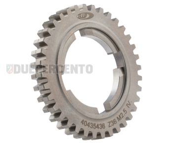 Ingranaggio 4a marcia Z 36 SIP per crociera piatta, per Vespa PX125-200 E Lusso 2°/ '98/ MY/ '11/ T5