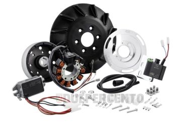 Accensione elettronica SIP PERFORMANCE SPORT by VAPE "Black Edition" 1,66Kg, DC, anticipo fisso, per Vespa PX125-200/ P200E/ Lusso/ Cosa/ 125 GTR/ TS/ 150 Sprint Veloce/ 200 Rally