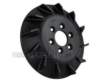 Ventola volano SIP Black Edition in alluminio, cnc per accensione SIP PERFORMANCE by VAPE per Vespa 50/ 50 Special/ ET3/ Primavera/ PK50-125/ S/ XL/ XL2/ ETS