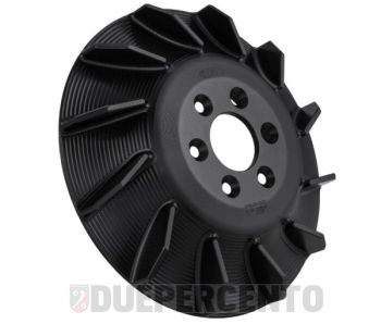 Ventola volano SIP Black Edition in alluminio, cnc per accensione SIP PERFORMANCE by VAPE per Vespa PX125-200 / P200E / 180-200 Rally/ Cosa/ Sprint / 125 GT / GTR / T5
