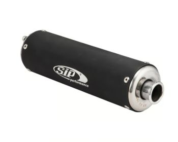 Silenziatore SIP PERFORMANCE NG/2.0, alluminio, nero opaco, Ø interno 25mm, Ø 77 mm, l=270 mm