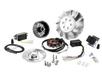 Accensione elettronica SIP PERFORMANCE TOURING by VAPE 1,66Kg, AC, anticipo variabile/fisso, per Vespa PX125-200/ P200E/ Lusso/ Cosa/ 125 GTR/ TS/ 150 Sprint Veloce/ 200 Rally