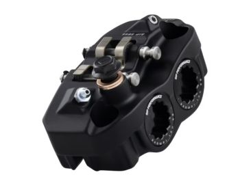 Pinza freno SIP RADIAL 4 pistoncini, interasse fori 82mm, nero per freno a disco GRIMECA / PIAGGIO per Vespa PX '98/ MY/ '11