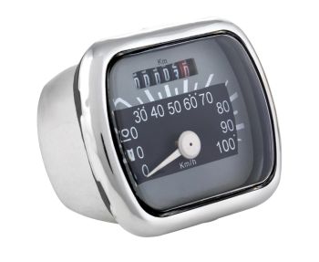 Contachilometri SIP scala 100km/h fondo grigio/nero per Vespa 125 V30-33/VM/VN/ACMA/150 VL