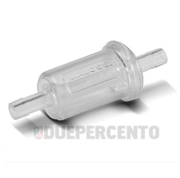 Filtro tubo benzina MALOSSI trasparente in plastica - tubo Ø 8mm