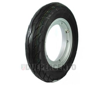 Ruota completa Unidirezionale SIP Performance, 3.50-10" con cerchio tubeless SIP 2.10-10" grigio per Vespa Largeframe