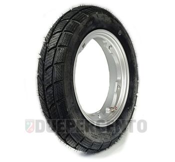 Ruota completa Unidirezionale KENDA MICH K701, M+S 3.50-10, con cerchio tubeless VMC 2.10-10, grigio per Vespa Smallframe