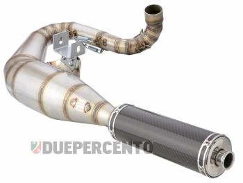 Marmitta espansione SIP PERFORMANCE 2.0 silenziatore in fibra di carbonio, lato sinistro per Vespa PX200/RALLY200/PE200