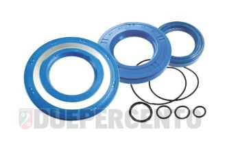 Kit paraolio motore CORTECO, Blu per Vespa 150 Super 2°/ P150 S/ P200E 2°/ PX125-200E 2°/ PX125-200 E Lusso 1°/ T5/ Cosa