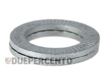 Rondella piatta autobloccante NORD-LOCK, type NLX8, M8 mm, per cerchio tubeless per Vespa 50/ 50 special/ ET3/ PX125-200/ P200E/ Rally 180-200/ T5/ GTR/ TS/ Sprint