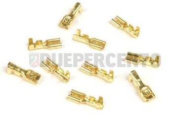 Capocorda faston femmina 4.8mm per cavo Ø=0.5-1.0mm² - 10 pz