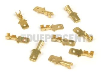 Capocorda faston maschio 6.3mm per cavo Ø=1.0-1.5mm² - 10 pz