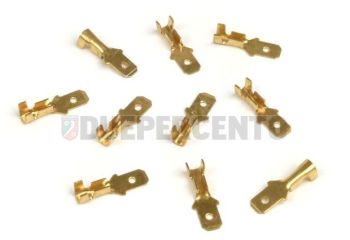 Capocorda faston maschio 4.8mm per cavo Ø=0.5-1.0mm² - 10 pz