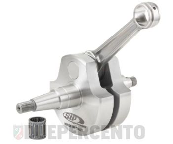Albero motore SIP PERFORMANCE UNCLE TOM M200, cono 20mm, biella 116mm, corsa 58, per carter QUATTRINI C2 per Vespa 50/ 50 Special/ ET3/ Primavera/ PK50-125