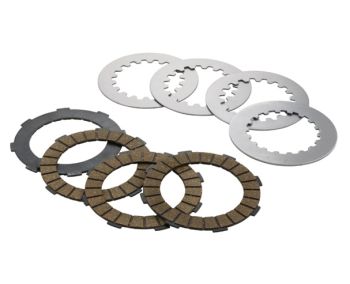 Dischi frizione SIP PERFORMANCE Race - Hightec per frizioni 8 molle, 4 dischi sughero dente da 14mm, 4 infradischi per Vespa PX125-200/ GTR/ TS P200E/ Cosa200/ Rally180-200/ T5