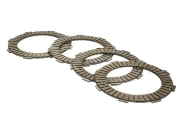 Dischi frizione SIP PERFORMANCE COSA 2 CR80 Race per frizioni 8 molle, 4 dischi sughero dente da 14mm, per Vespa PX125-200/ GTR/ TS P200E/ Cosa200/ Rally180-200/ T5