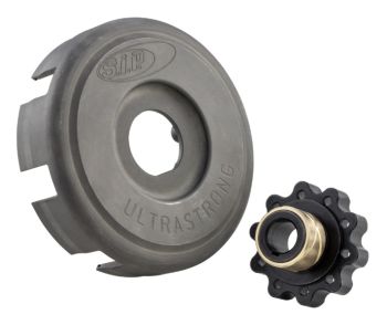 Cestello e boccolo SIP COSA 2 Ultrastrong per frizioni 10 molle e dischi frizione con dente da 14mm per Vespa PX200/ PE/ COSA/ T5/ MY/ LUSSO