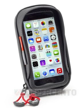 Supporto per smartphone GIVI per montaggio su asta specchietto/parabrezza/tubo manubrio