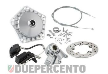 Kit freno a disco anteriore GRIMECA old style NT con perno Ø 20mm per Vespa PK50-125/ X/ XL2/ PX125-200E/ '98/ MY/ '11/ T5