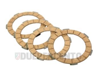 Dischi frizione SURFLEX, 4 dischi in sughero per Lambretta 125 LI/Special/GP/DL/150 LI/Special/SX/GP/DL/175 TV 2°-3°/200 TV/S