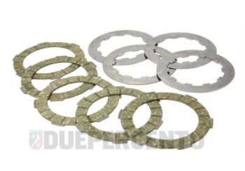 Dischi frizione SURFLEX Racing, 5 dischi in sughero, 4 infradischi per Lambretta 125 LI/Special/GP/DL/150 LI/Special/SX/GP/DL/175 TV 2°-3°/200 TV/S