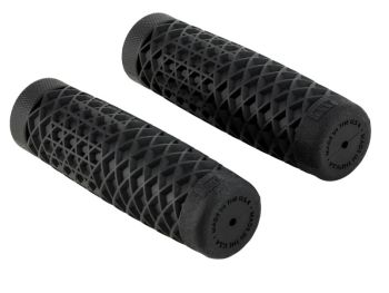 Coppia manopole CULT VANS nero, Ø 22/24 mm, l=125 mm per Vespa ET2/ET4/LX/LXV/S/Primavera/Sprint/GTS/GTS Super/GT/GT L 50-300ccm