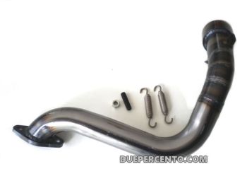 Collettore maggiorato MD Racing per Proma 32 mm flangia ovale per Quattrini per Vespa 50/ 50 Special/ ET3/ Primavera/ PK50-125