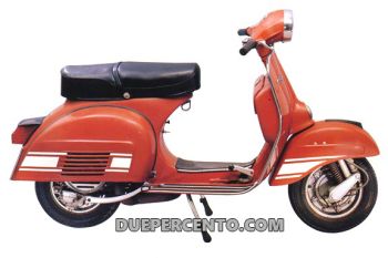 Serie adesivi Electronic Vespa 200 Rally