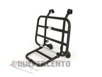 Portapacchi anteriore nero opaco FA ITALIA per Vespa 50/ 50 Special/ ET3/ Primavera/ Sprint / 125 GT / GTR / Rally/ PX/ PE/ T5