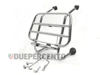 Portapacchi anteriore cromo FA ITALIA per Vespa 50/ 50 Special/ ET3/ Primavera/ Sprint / 125 GT / GTR / Rally/ PX/ PE/ T5