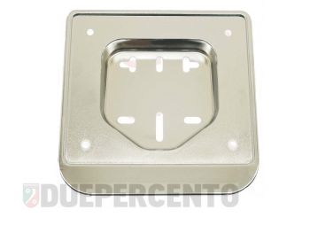 Portatarga europea ciclomotori 155 x 150 mm, per Vespa 50 N/ L/ R/ Special/ PK50/ S/ XL/ XL2/ CIAO/ PX/ SC/ SI/ Boxer/ Bravo/ Superbravo/ Grillo /Boss/ Ape 50