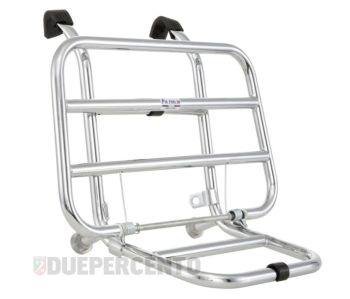 Portapacchi anteriore cromo FA ITALIA per Vespa 50/ 50 Special/ ET3/ Primavera/ Sprint / 125 GT / GTR / Rally/ PX/ PE/ T5