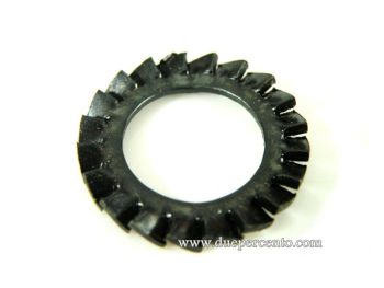 Rondella dentellata Øi 14,5mm Øe 24mm per dado volano per Vespa 50-125 PV/98/125 V1-T2/150 VL-Super