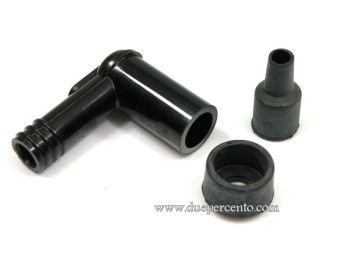 Pipetta candela nera NGK per Vespa 50/ 50 special/ ET3/ PX125-200/ P200E/ Rally 180-200/ T5/ GTR/ TS/ Sprint