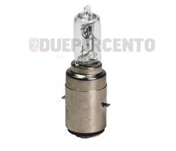 Lampadina biluce alogena 12V 35-35W BA20D per fanale anteriore per Vespa PX125-200 E Lusso 2° serie/ Arcobaleno/ '98/ MY/ '11/ T5/ Cosa