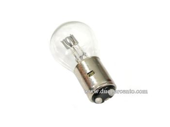 Lampadina biluce 6V-25/25W BA20D per fanale anteriore Vespa ET3/ PV/ Super/ GS/ GT/ GL/ Sprint/ GTR/ RALLY/ 180SS