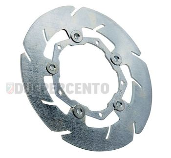 Disco freno OTTOPUNTOUNO flottante d200mm, 5 fori per Vespa PX125-200 E'98/ MY/ '11/ ET2/ ET4/ LX/ ZIP SP, Grimeca Classic NT