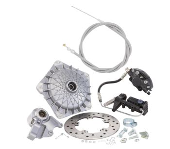 Kit freno a disco anteriore GRIMECA Classic NT con perno Ø 20mm per Vespa PK50-125/ X/ XL2/ PX125-200E/ '98/ MY/ '11/ T5