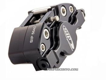 Pinza freno SIP 2 pistoncini Ø 31,5 mm, nero anodizzato Vespa PX '98/ MY/ '11 kit GRIMECA