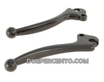 Coppia leve freno e frizione Vespa 50 R/ 50 Special/ ET3/ Primavera - nere