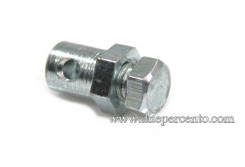Morsetto cavi marce e frizione CIF, Ø 6.8 mm, L 8 mm, chiave 7/8mm, 2 parti per Vespa 50/ 50 special/ ET3/ PK50-125/ PX125-200/ Rally/ GTR/ GL/ GS160/ SS180