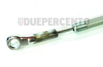 Kit cavo freno posteriore con occhiello con guaina per Vespa 50/ 50 Special/ ET3/ Primavera/ PK/ PX125-200/ PE/ T5