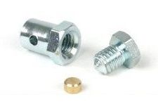 Morsetto cavi marce e frizione BGM, Ø 6.8 mm, L 8 mm, 3 parti, cavi marce e frizione per Vespa 50/ 50 special/ ET3/ PK50-125/ PX125-200/ Rally/ GTR/ GL/ GS160/ SS180