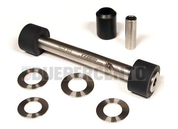Silent block FABBRI Racing 80 sha, neri, carter motore Piaggio per Vespa 50/ 50 Special/ ET3/ Primavera/ PK50-125
