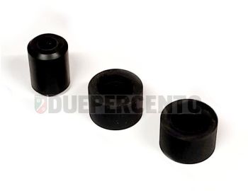 Tamponi di ricambio FABBRI Racing, 80 sha, neri, per silent block carter Piaggio / Quattrini per Vespa 50/ 50 Special/ ET3/ Primavera/ PK50-125