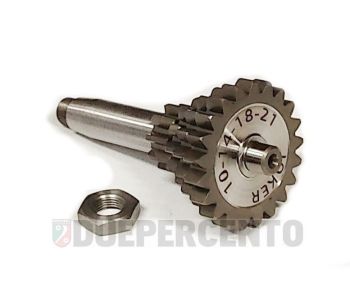 Ingranaggio multiplo FABBRI Racing 10-14-18-21 denti, JOKER Vespa 50/ 50 special/ ET3/ Primavera/ PK50-125/ ETS