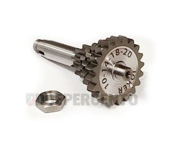 Ingranaggio multiplo FABBRI Racing 10-14-18-20 denti, JOKER Vespa 50/ 50 special/ ET3/ Primavera/ PK50-125/ ETS