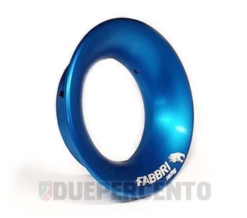 Cornetto Venturi maggiorato FABBRI RACING Øi 64.5mm, Øe 100mm, h 26mm, alluminio CNC blu anodizzato, per VHS 34-38-39/ PHBH 28-30/ TMX35/ PWK38